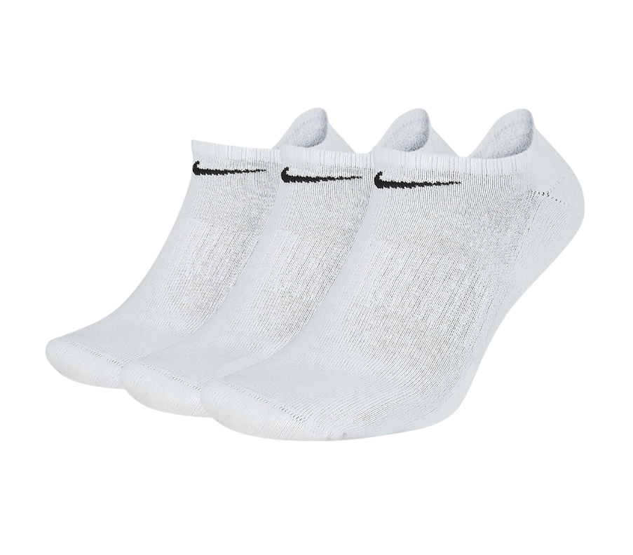 Calcetines x3 Tobilleros Nike Everyday Cushioned Training Color Blanco-1