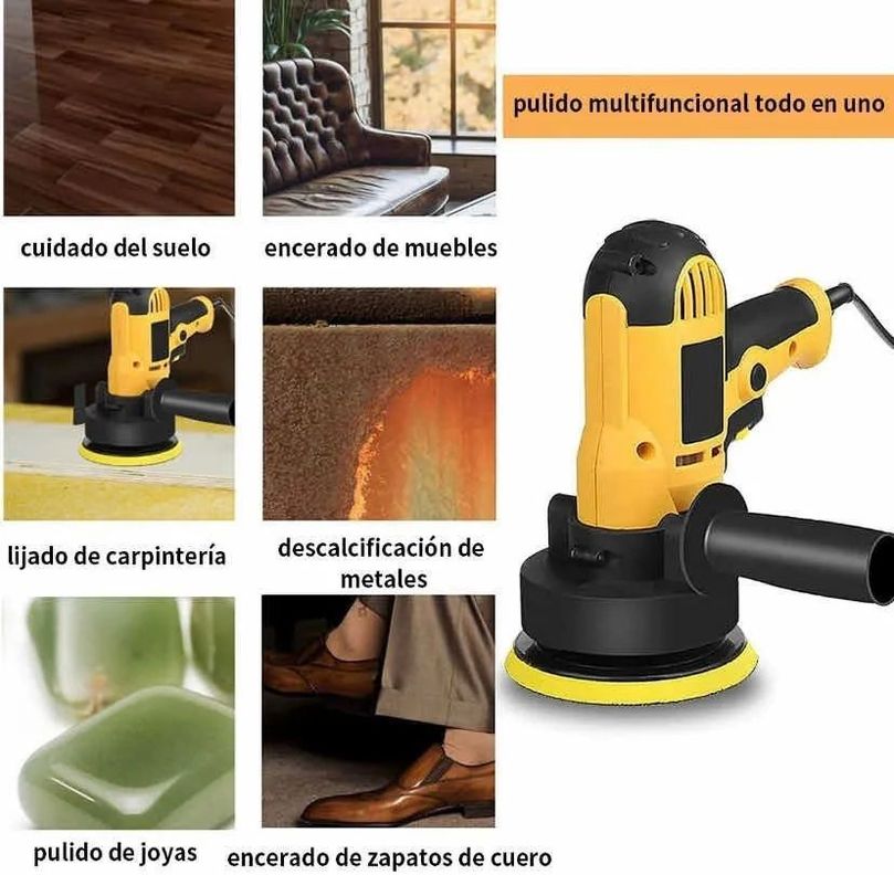 Pulidora Lijadora Auto Potente 700w + Full accesorios + pasta pulir-2