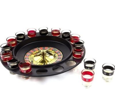 Juego De Ruleta Con Vasos Para Tomar-0