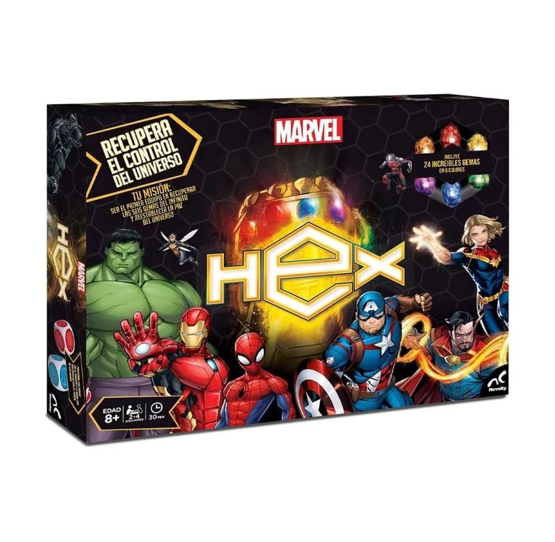 Juego De Mesa Marvel Hex Gemas Del Infinito-2