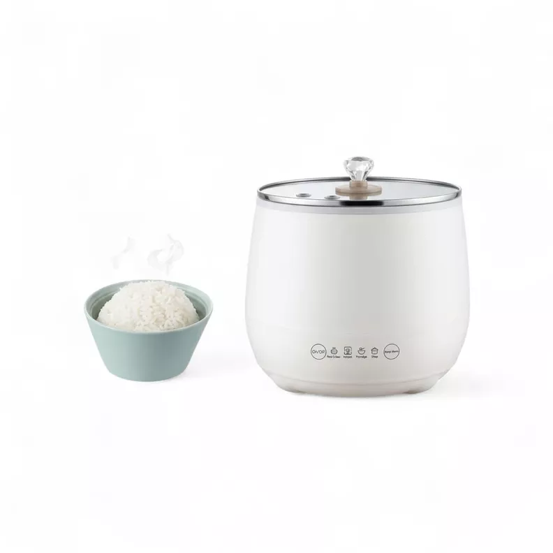 NEW.VANA Mini Olla Arrocera Multifuncional 1.8 L Portatil Y Antiadherente