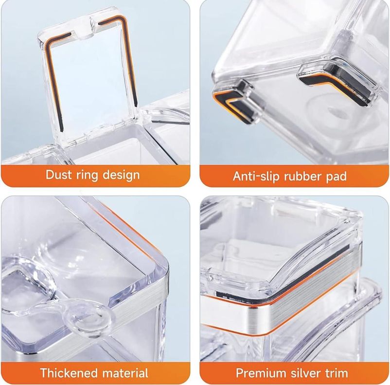 Caja Organizador De Condimentos 4 Compartimientos-2