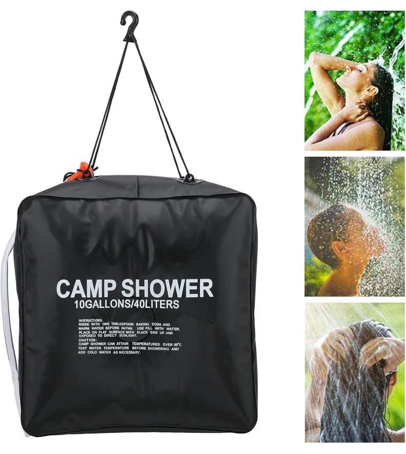 Ducha Portátil Solar 40 LTS Camping Playa Outdoor-0