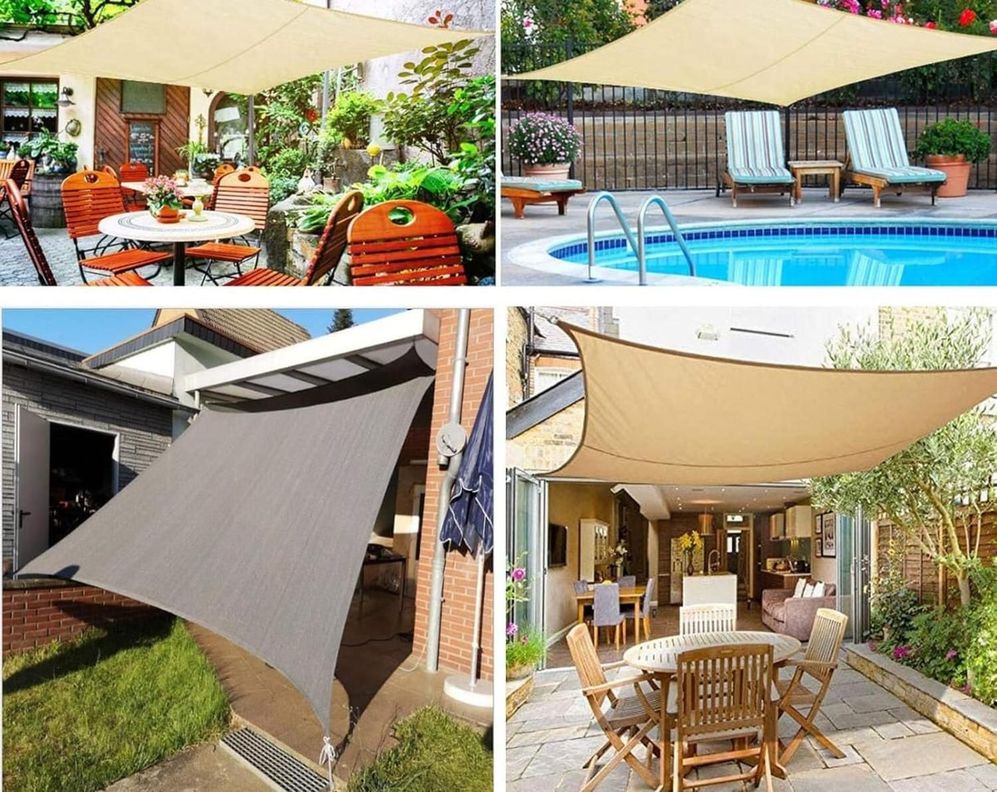 Toldo Vela Cuadrado 5 x 5 Malla Para Sombra-1