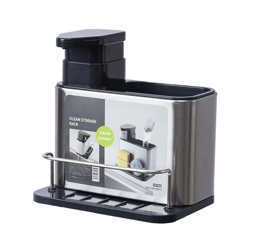 Dispensador De Jabón Y Organizador Para Cocina-0
