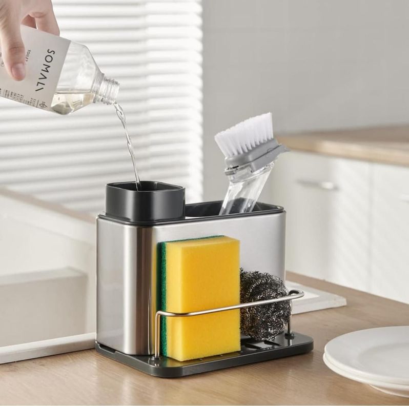 Dispensador De Jabón Y Organizador Para Cocina-1
