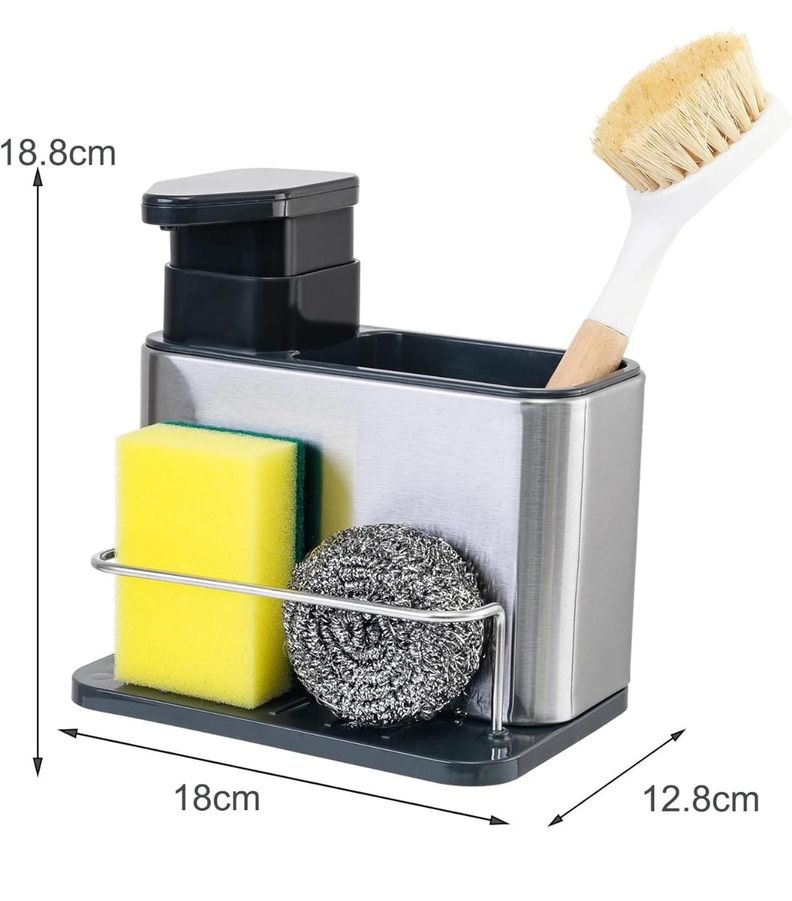 Dispensador De Jabón Y Organizador Para Cocina-2