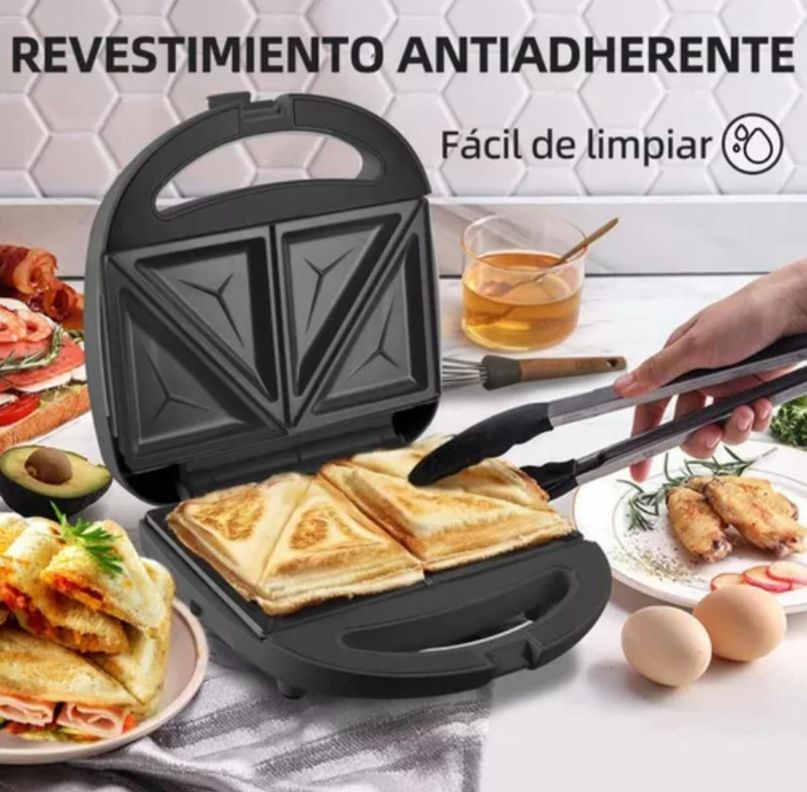 Maquina Sandwichera Antiadherente RAF-3