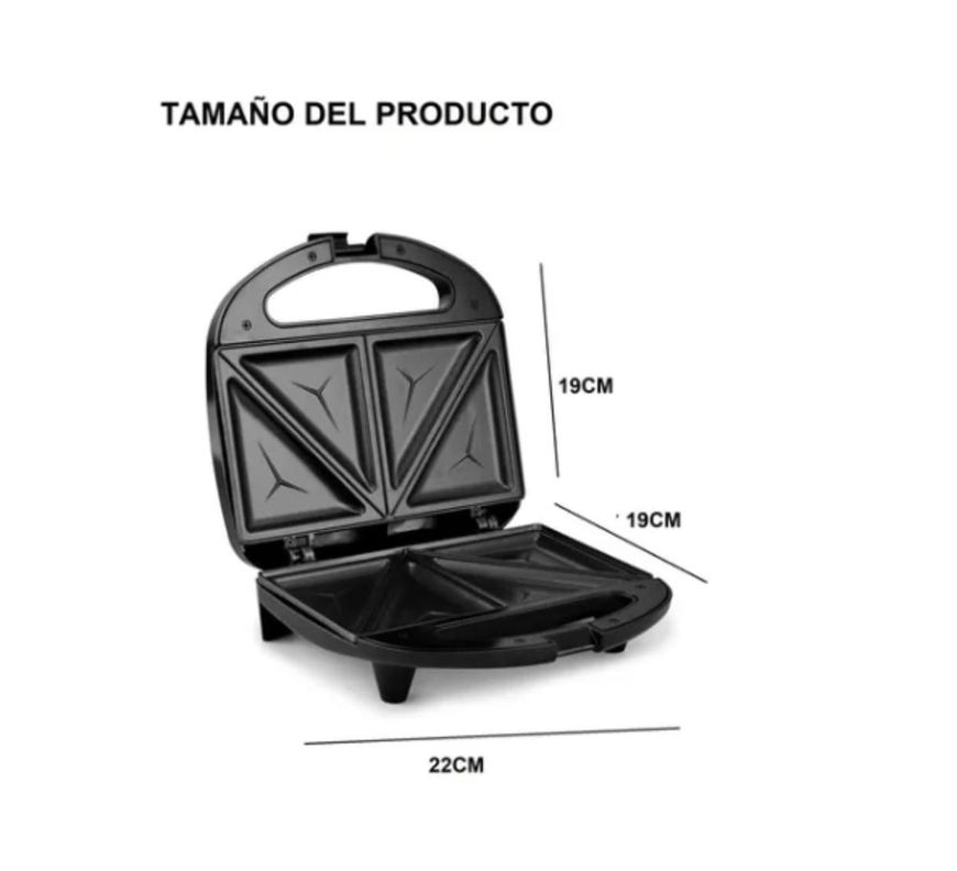 Maquina Sandwichera Antiadherente RAF-4