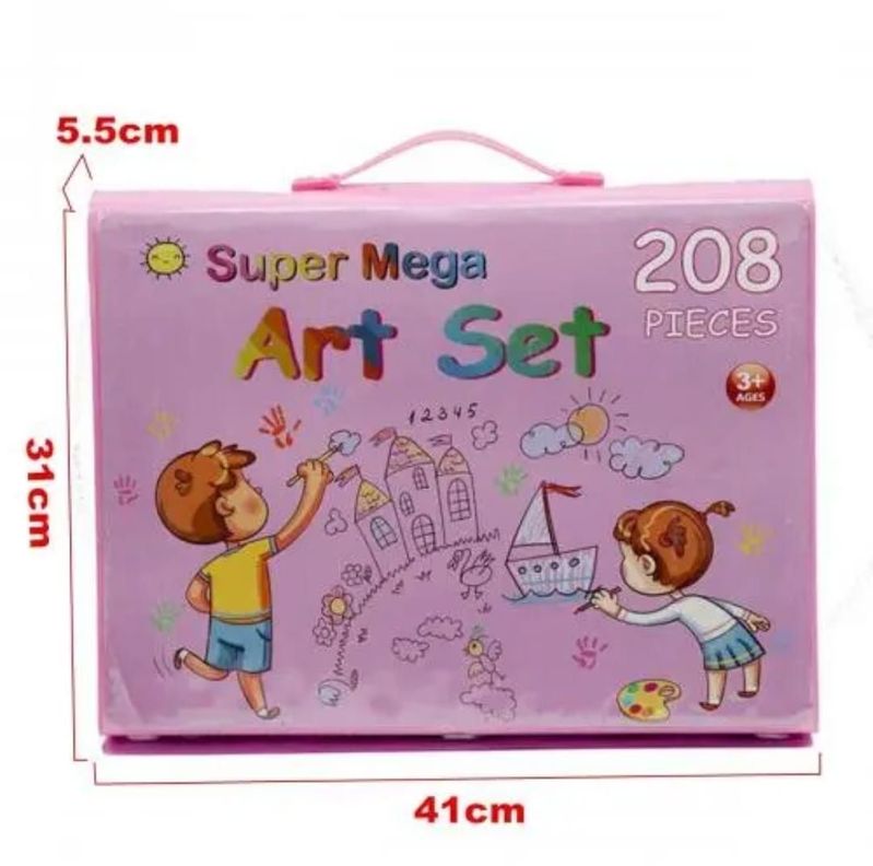 Maleta De Lapices Para Niños Set De 208 Lapiz-3