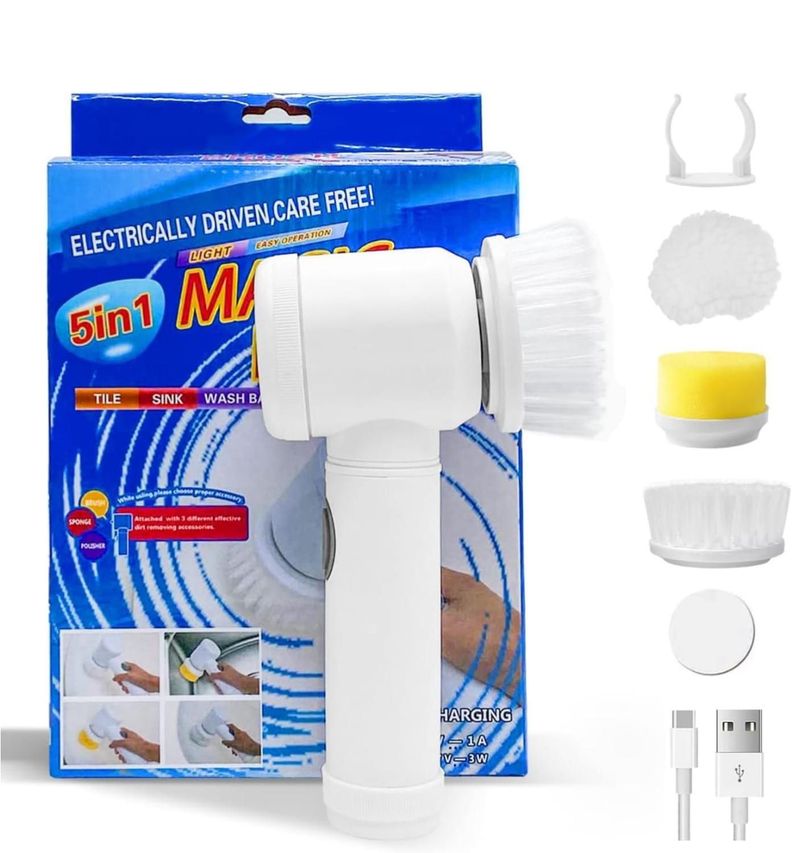 Cepillo De Limpieza Eléctrico Recargable-0