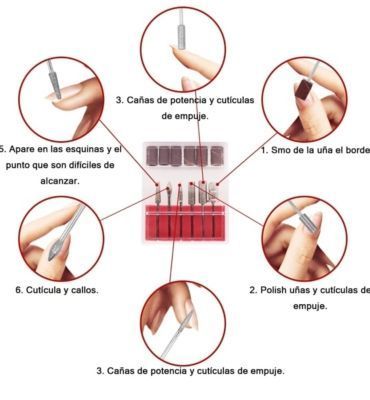 Maquina Torno Uñas Manicure Y Pedicure Pulidor-1
