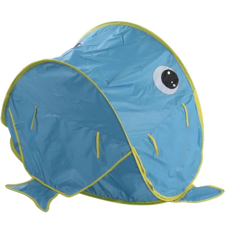 Carpa Con Piscina De Exterior Para Bebes Azul-1