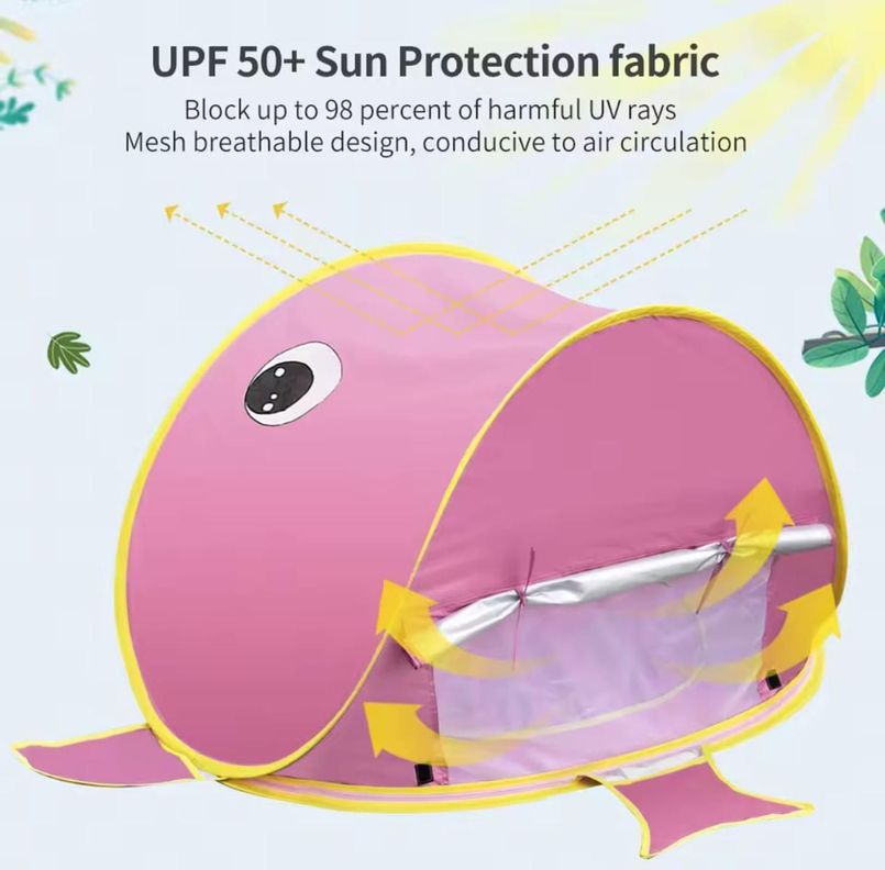 Carpa Con Piscina De Exterior Para Bebes Azul-7
