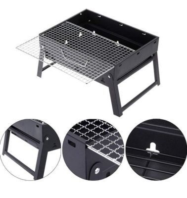Mini Parrilla Asador Portatil Plegable Camping-2