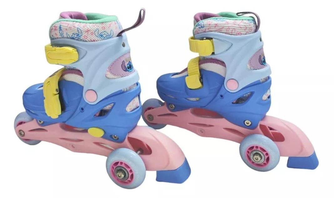 Patines Disney Stitch 3 Ruedas Talla S-2