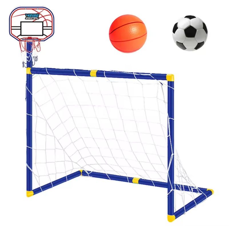Arco De Futbol 2 En 1 Con Aro Basquetbol-0