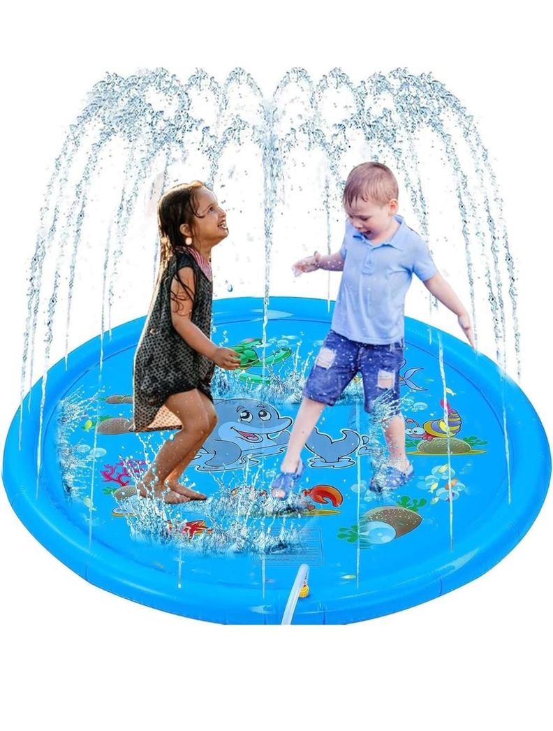 Alfombra Lanza Agua Piscina Niños 170CM-0