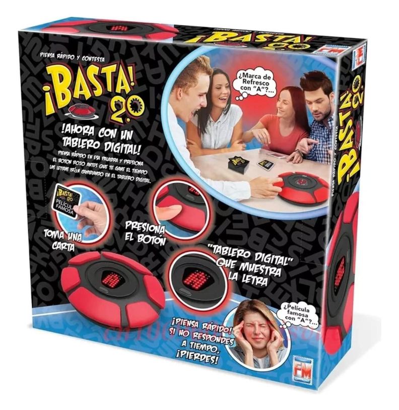 Basta 2.0 Juego De Mesa Piensa Rápido En Español-2