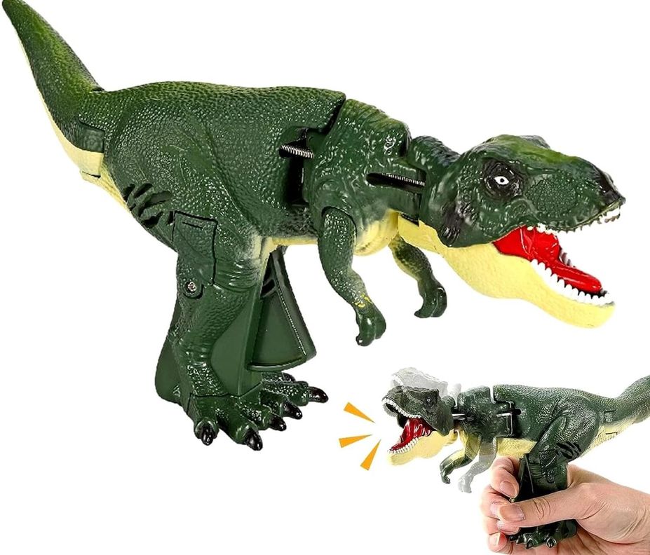 Dinosaurio De Juguete Con Movimientos De Cabeza-0