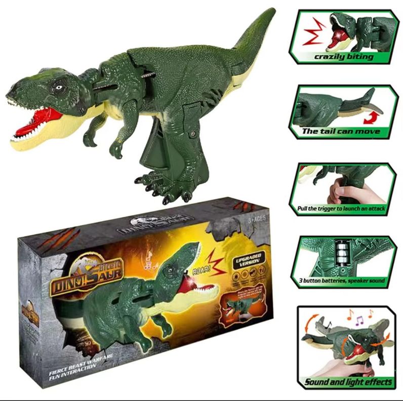 Dinosaurio De Juguete Con Movimientos De Cabeza-1