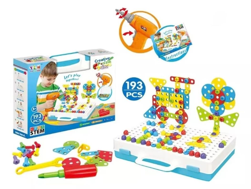 Maleta Interactiva De Herramientas Para Niños 193 Piezas-1