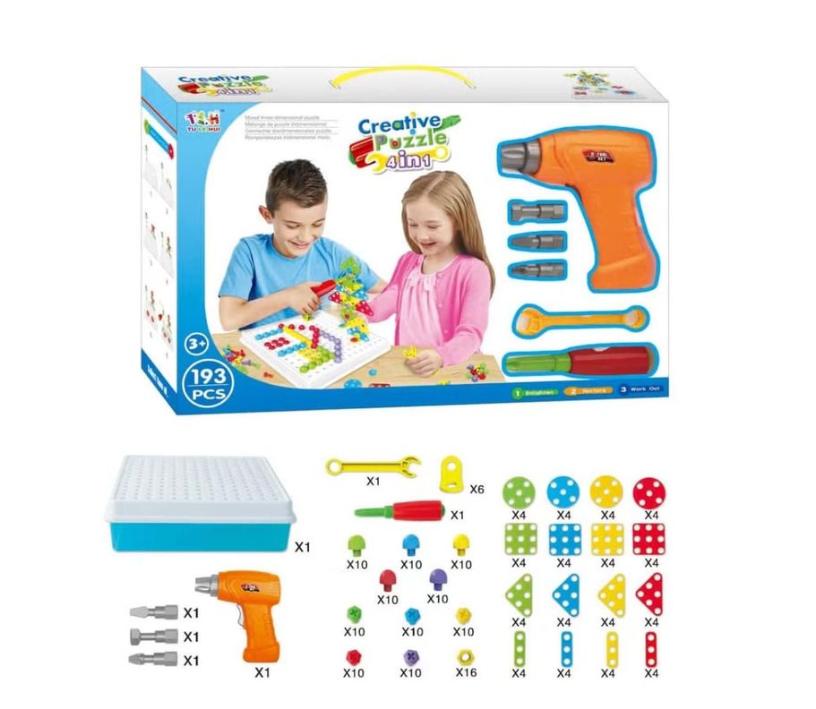 Maleta Interactiva De Herramientas Para Niños 193 Piezas-2