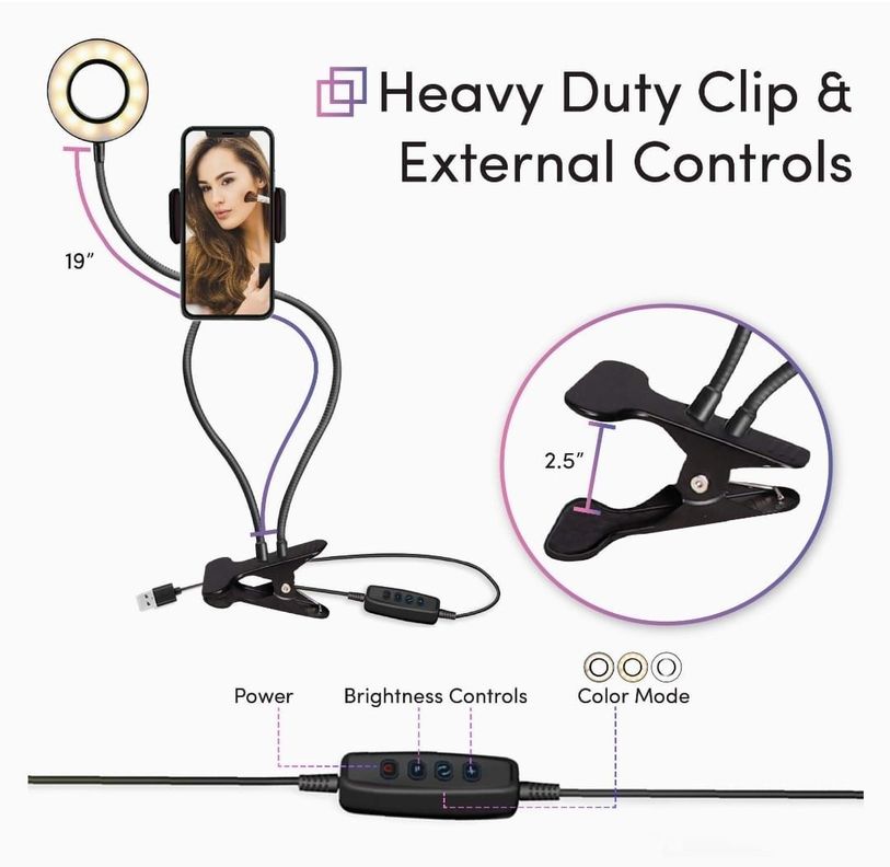 Aro Luz Led Flexible Porta Telefono-1