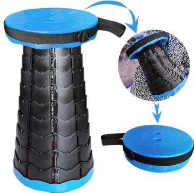 Taburete Silla Plegable Retractil Portatil-2