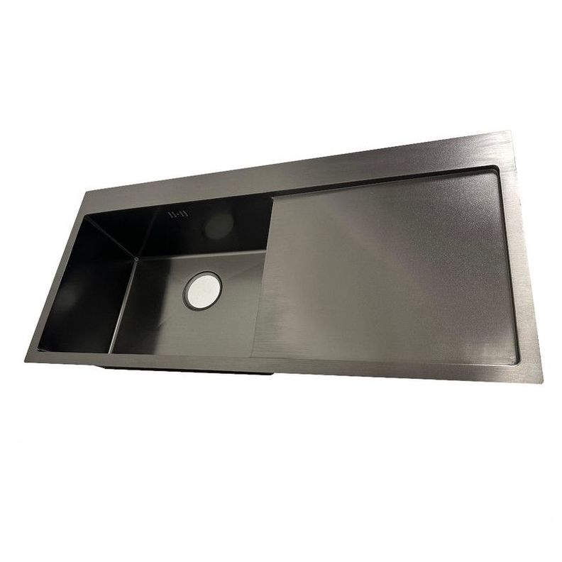 Lavaplatos Dekora Deluxe  95x45cm Negro con Secador Derecho-1