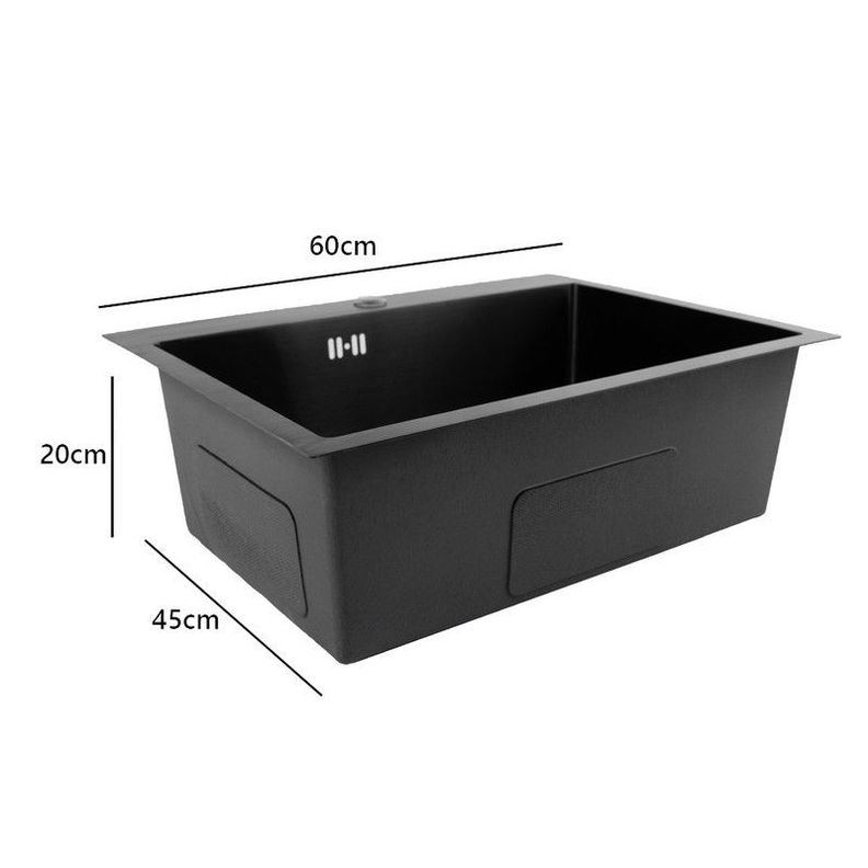 Lavaplatos Dekora 60x45cm 2mm Negro-3