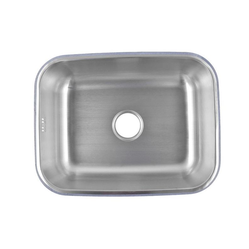 Lavaplatos Dekora 57x44cm Plata Bajo cubierta-0
