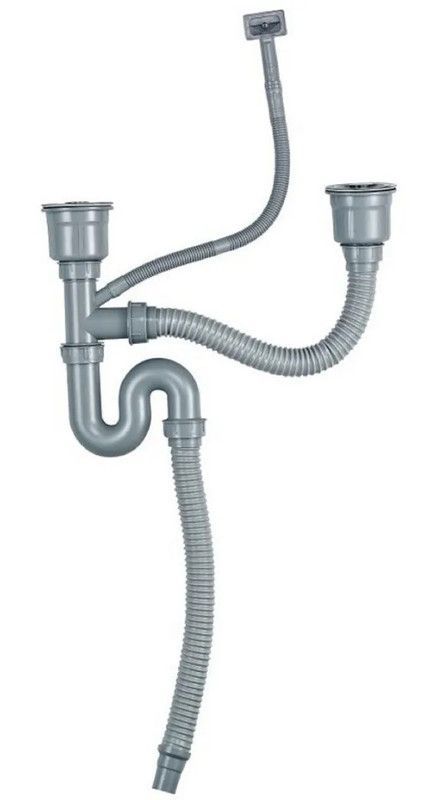 Lavaplatos Dekora Doble Deluxe 78x43cm 2mm Plata-4