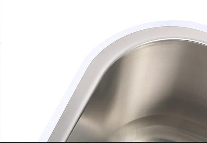 Lavaplatos Dekora 39x36cm Plata Bajo cubierta-2