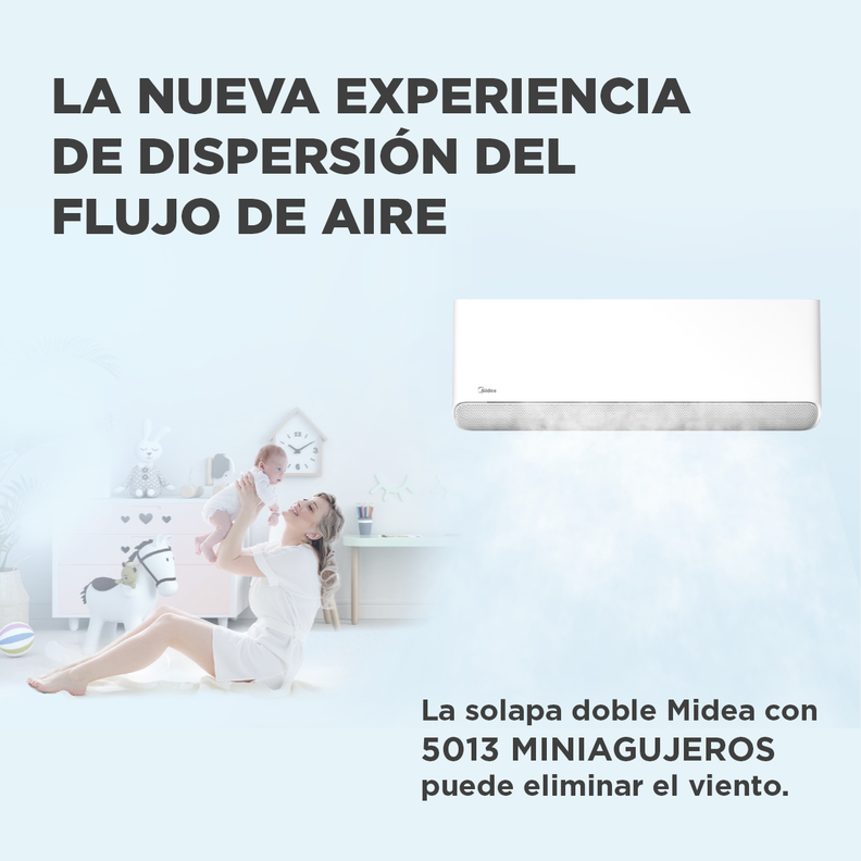 Split muro Midea Breezeless9K 9,000 Btuh Inverter-3