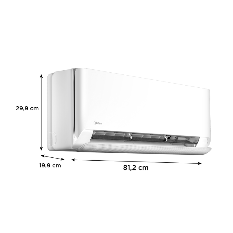 Split muro Midea Breezeless12K 12,000 Btuh Inverter-4