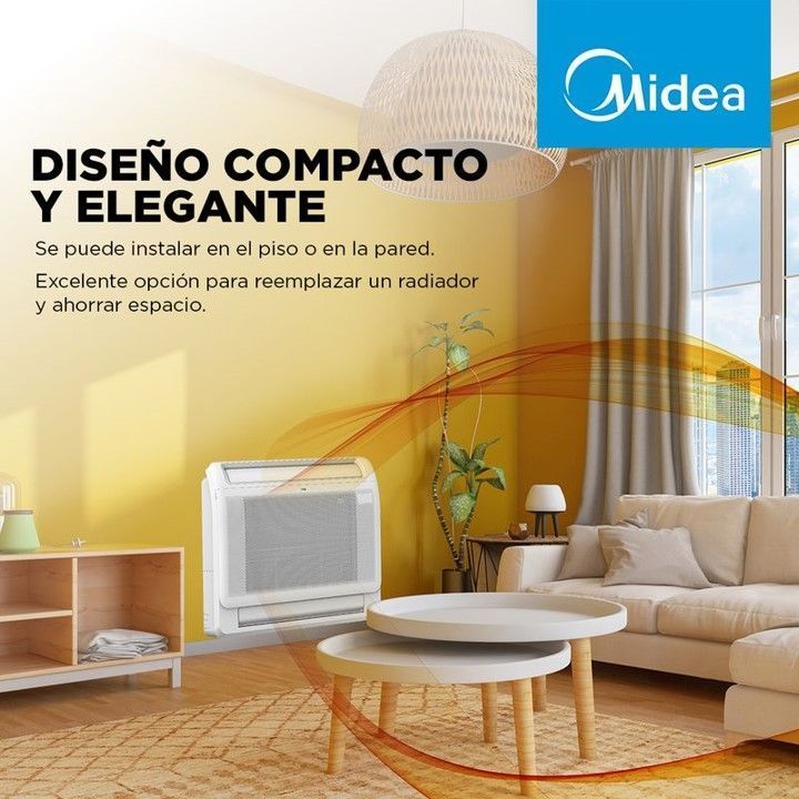 Split Consola Xtreme Heat Midea R32 14,000 Btuh Inverter-5