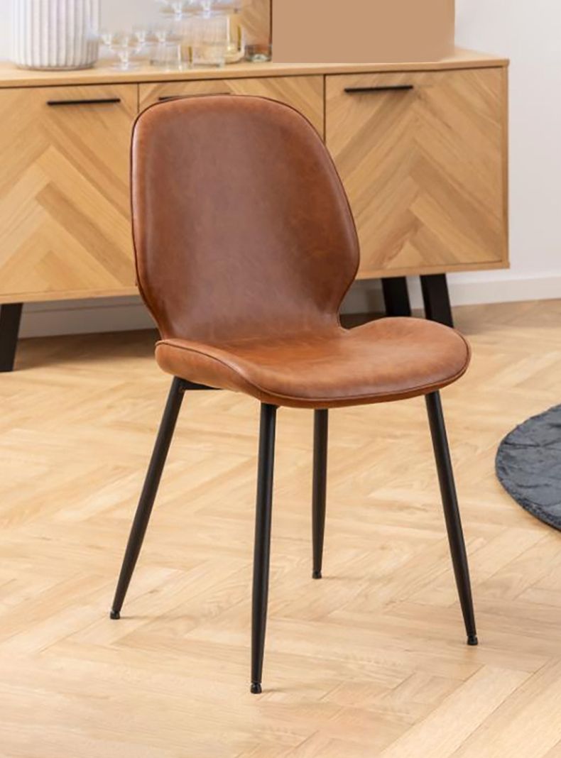 Silla de Comedor Lotta Café Set De 2 Unidades-1