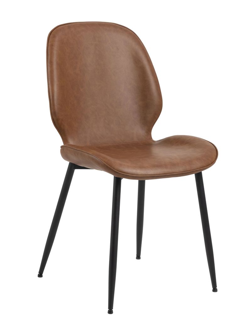 Silla de Comedor Lotta Café Set De 2 Unidades-2
