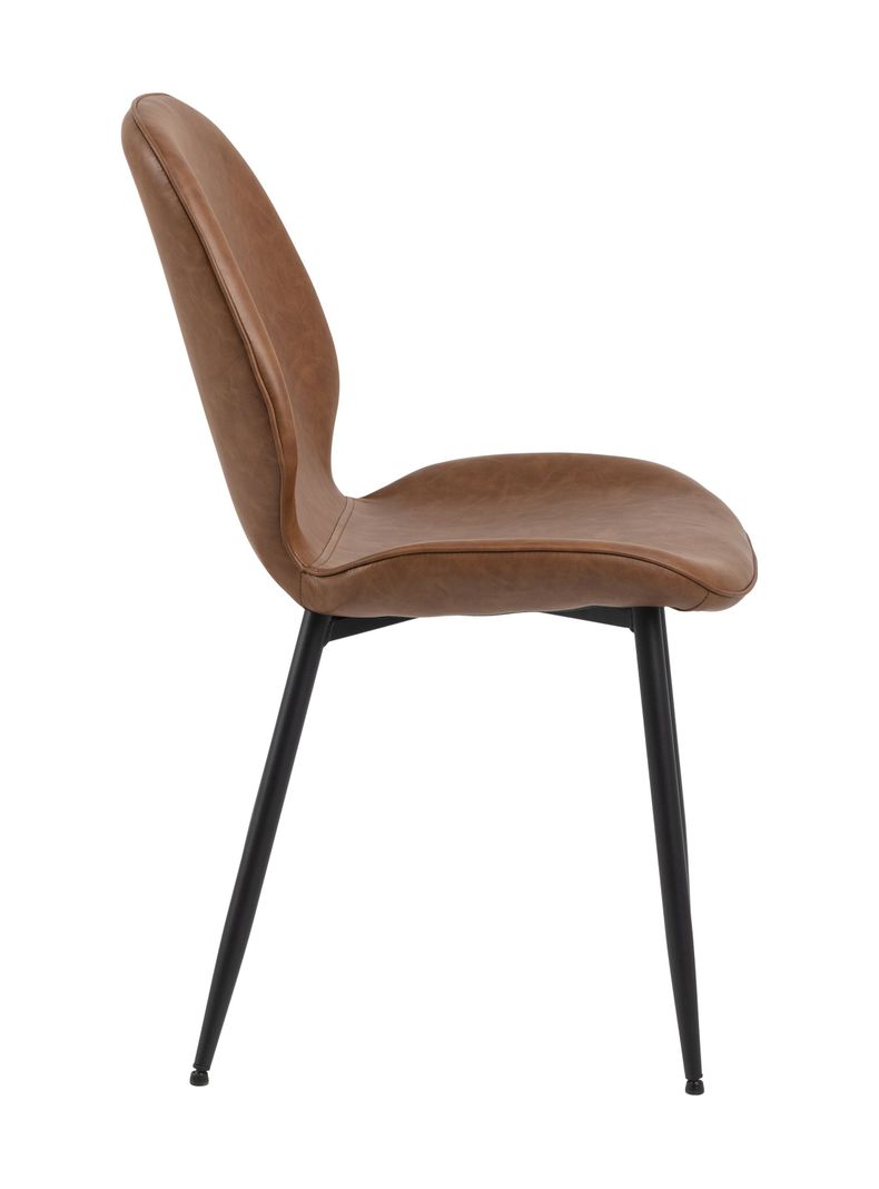 Silla de Comedor Lotta Café Set De 2 Unidades-5