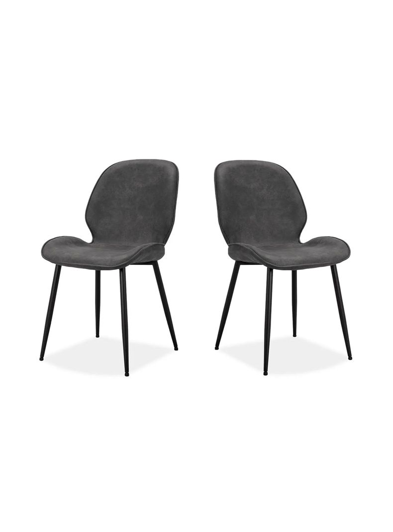 Silla Lotta Gris Set De 2 Unidades-0