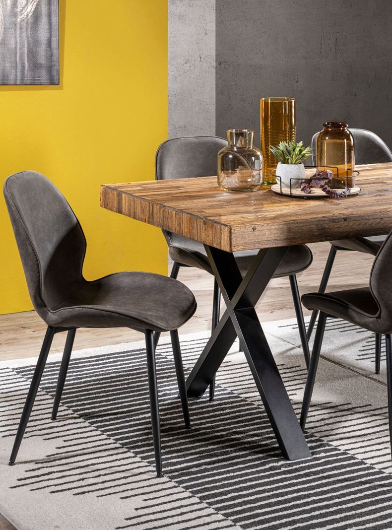 Silla Lotta Gris Set De 2 Unidades-2