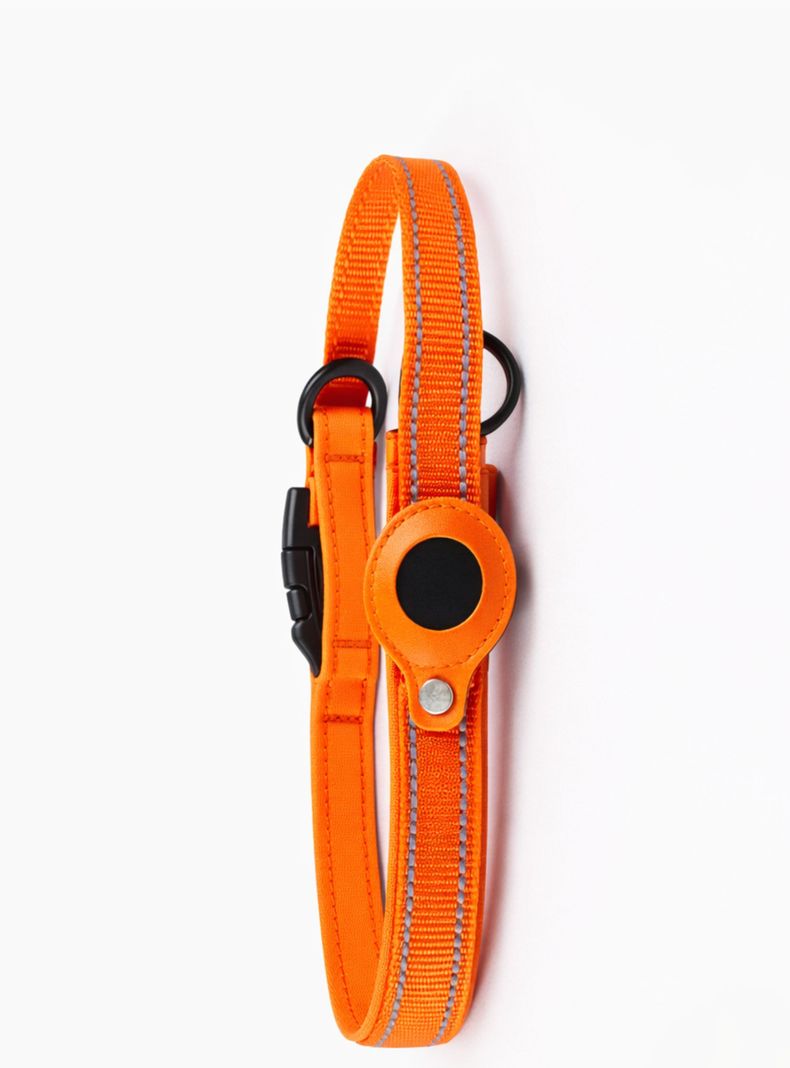 Collar de Perro con Soporte para Localizador GPS