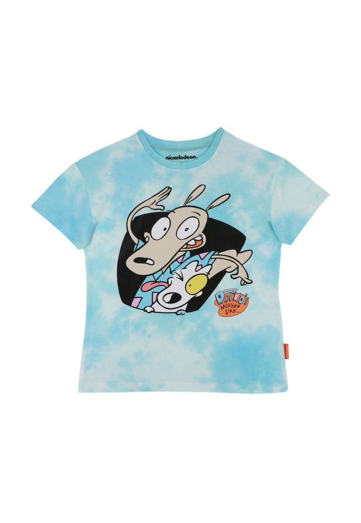 POLERA MANGA CORTA ROCKO CELESTE-0