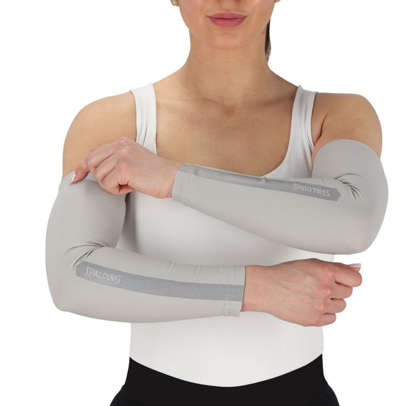 Manga de Compresion Spalding Panal Reflex Gris Claro M