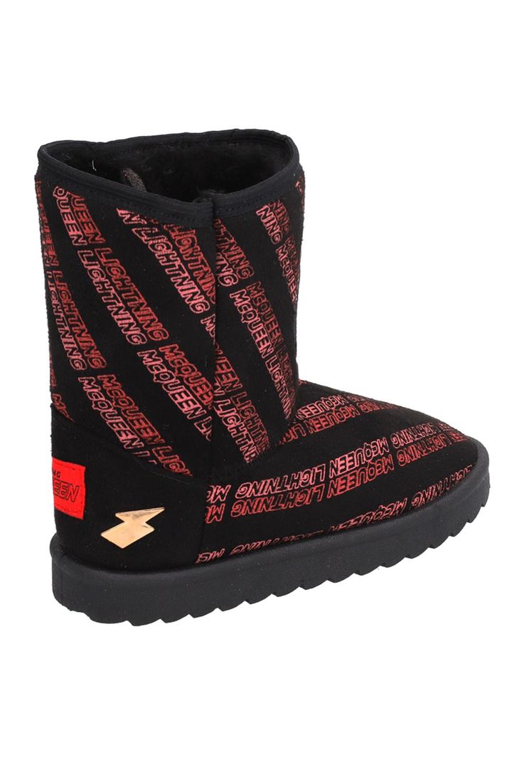 BOTA CAÑA ALTA INFANTIL NEGRO CARS-1