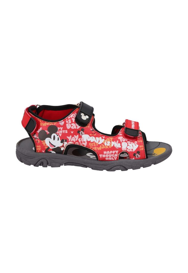 SANDALIA OUTDOOR MICKEY MOUSE ROJO-1