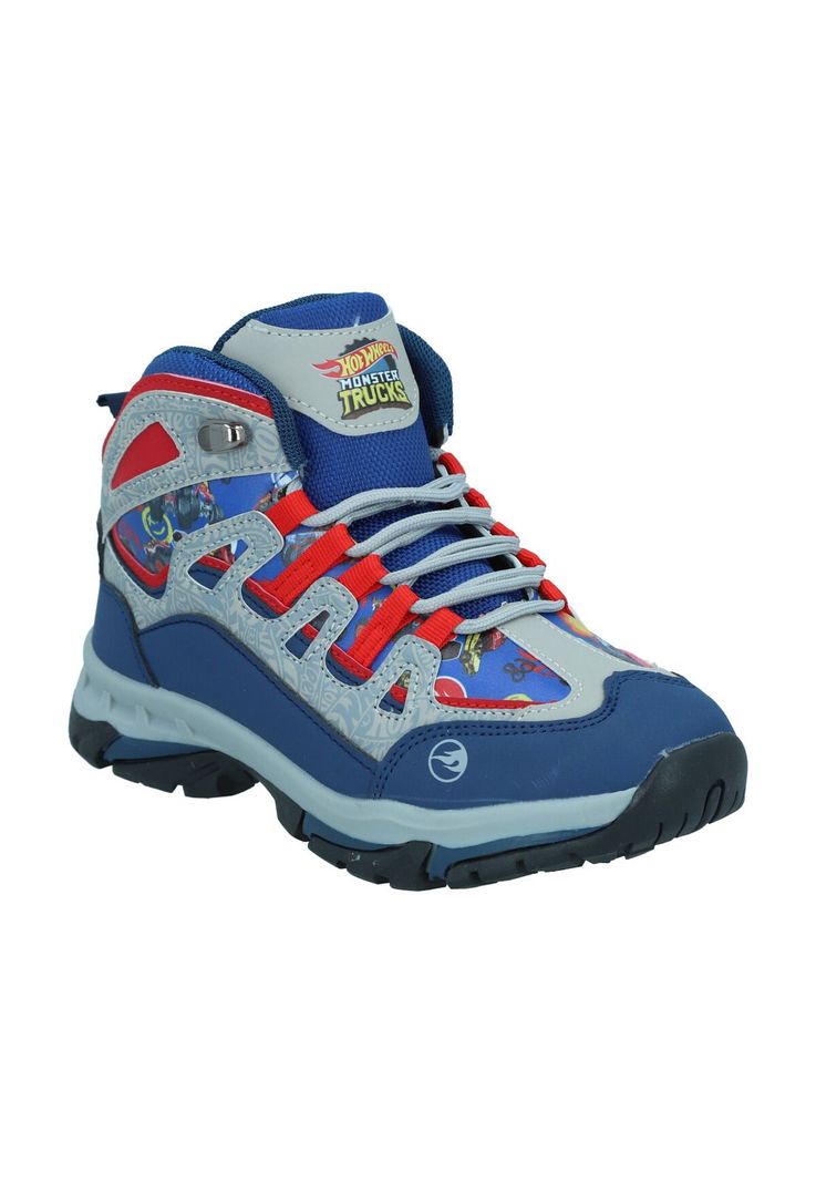 Zapato Outdoor Hot Wheels Monster Truck Azul-1