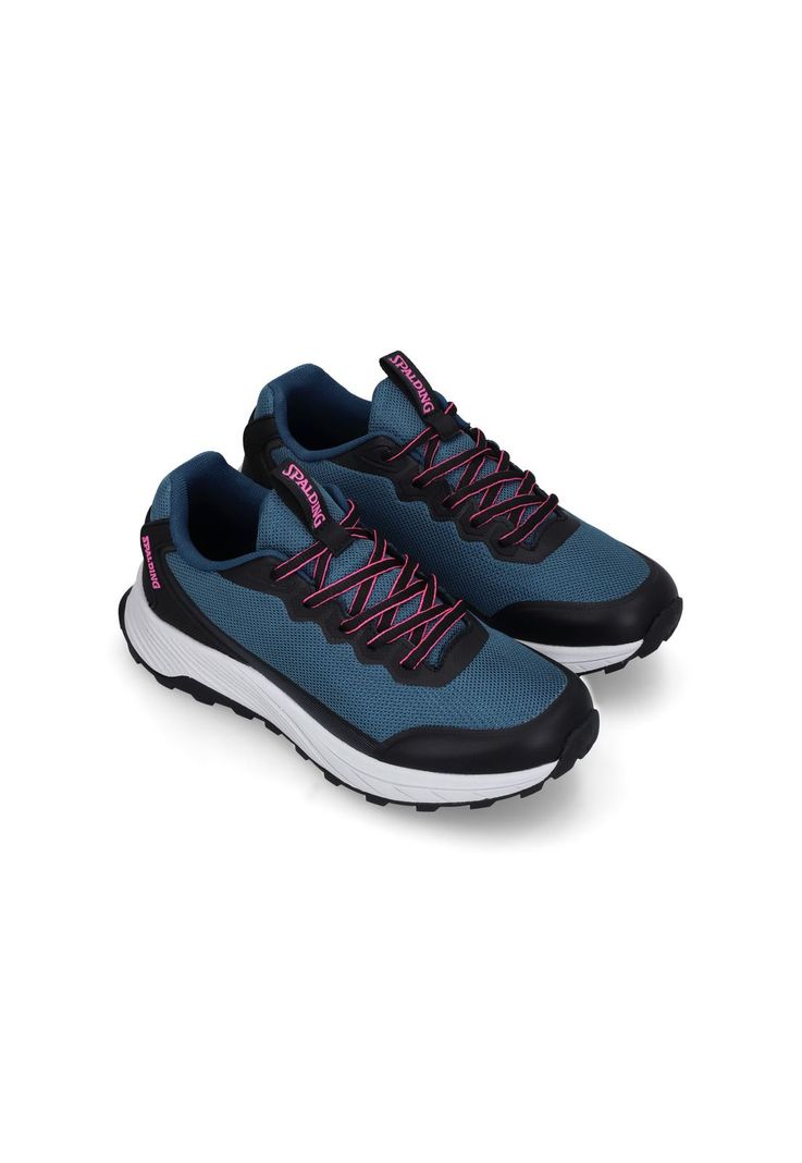 ZAPATILLA TRAIL RUNNING-GRAVEL WOMEN BLUE-FUCHSIA-2