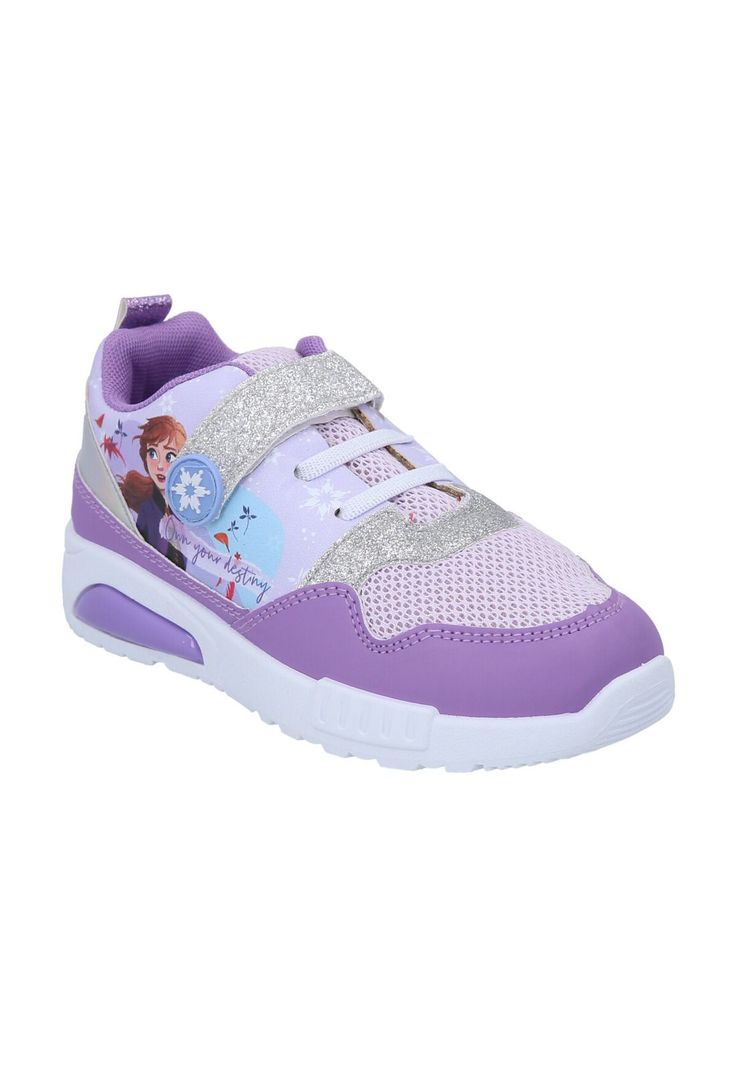 ZAPATILLA DEPORTIVA CON LUCES FROZEN MORADO-0